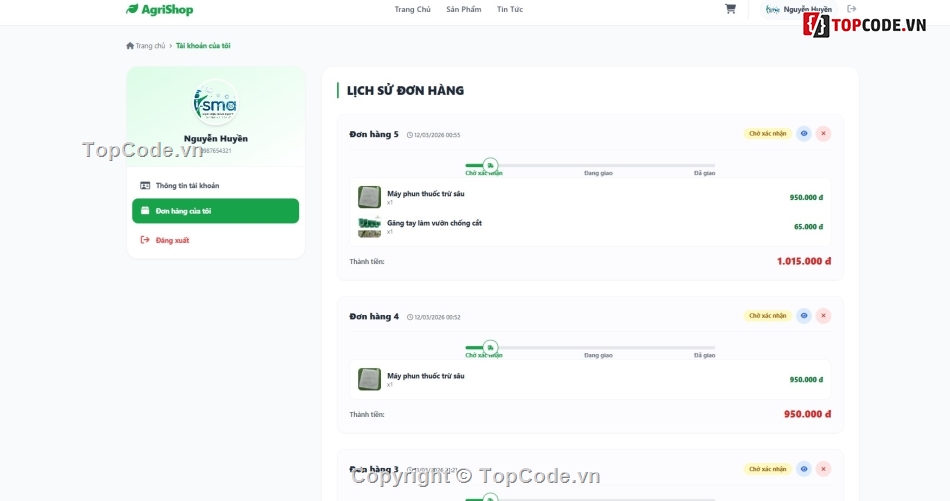 nông nghiệp,mới nhất,web bán dụng cụ